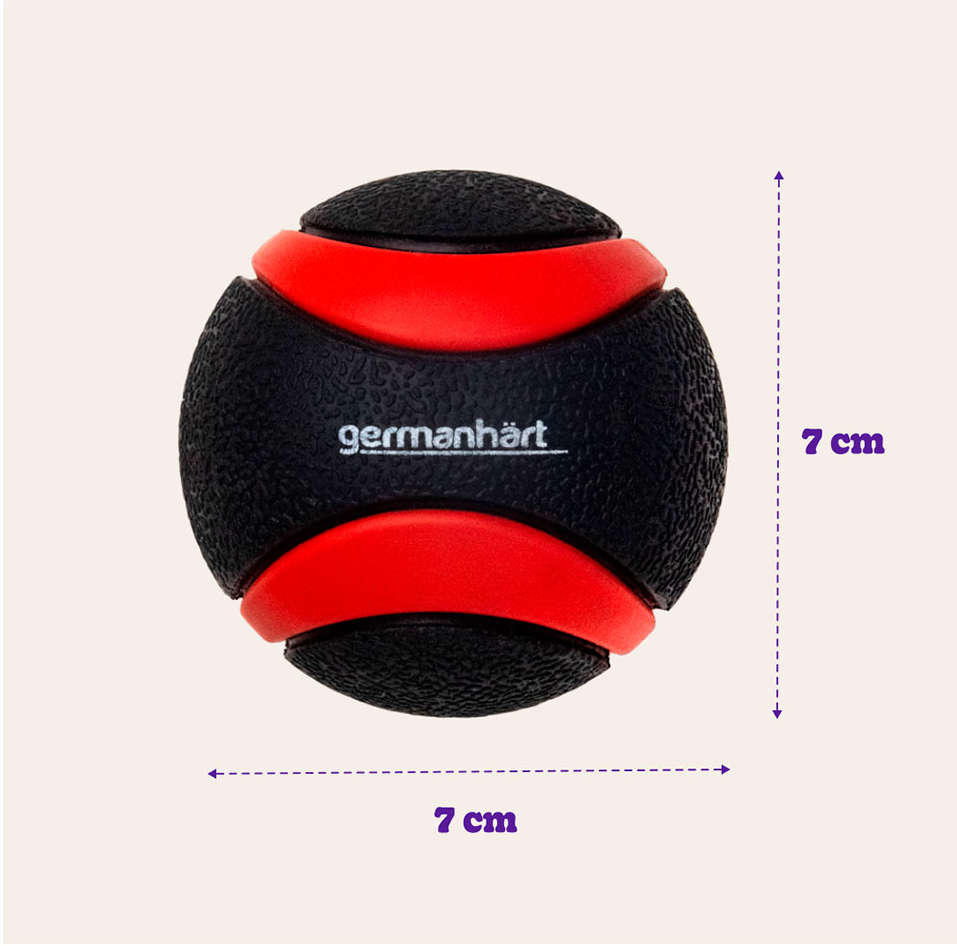 Brinquedo Bola Germanhart Ultraball com Apito para Cães - Tam. Único