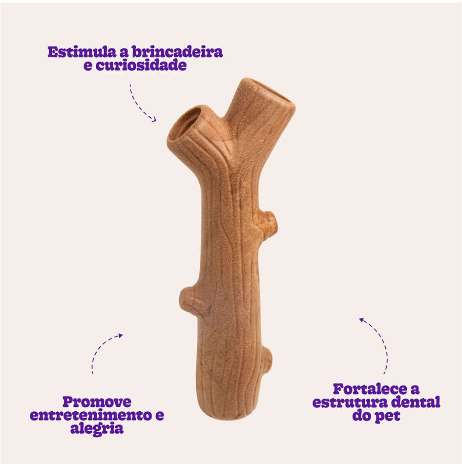 Brinquedo Mordedor Germanhart Troncão para Cães - Tam. Único