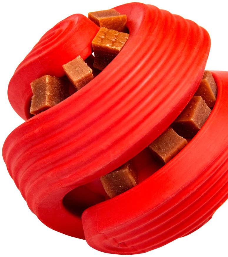 Brinquedo Interativo Germanhart Bola Maluca Spinball Porta Petisco para Cães - Tam. Único