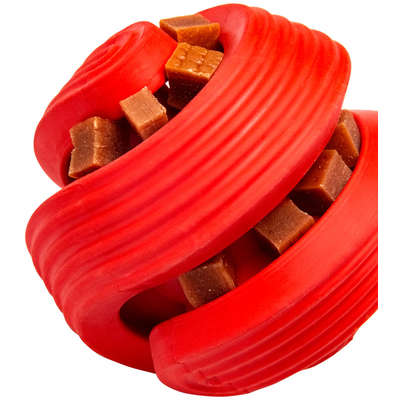 Brinquedo Interativo Germanhart Bola Maluca Spinball Porta Petisco para Cães