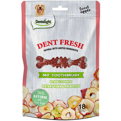 Petisco Dentalight Dent Fresh Maçã Doce para Cães