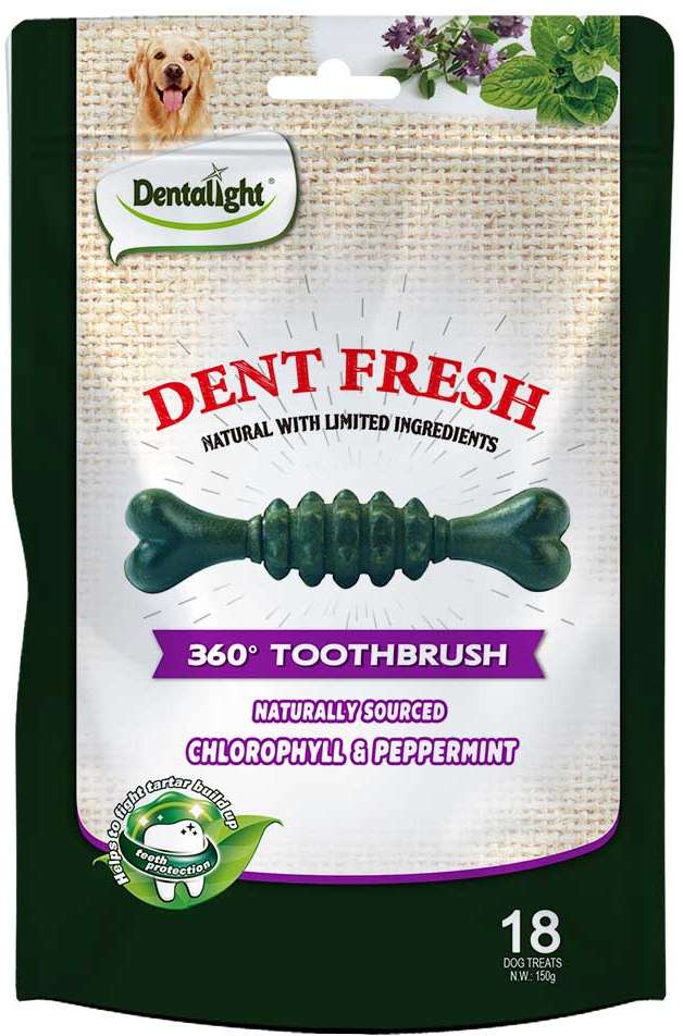 Petisco Dentalight Dent Fresh Clorofila e Hortelã para Cães - 150 g