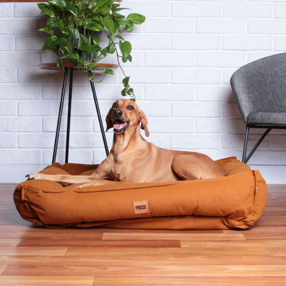 Cama Pacco Puppy Nature Caramelo 100% Algodão para Cães - Tam. EXG
