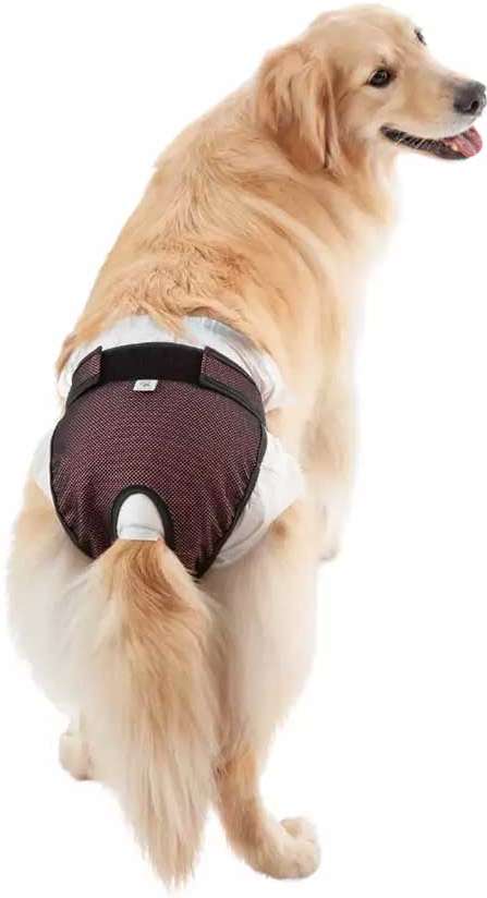 Protetor Higiênico Pet Med para Fraldas & Cio Rosa para Cães Fêmeas - Tam. 04
