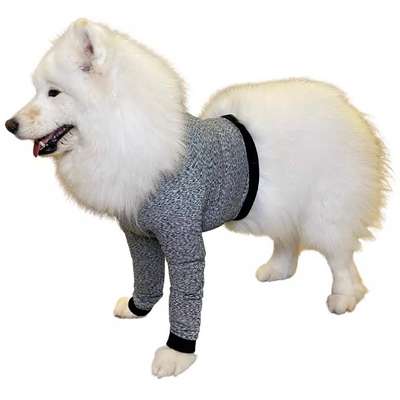 Protetor de Membros Anteriores Pet Med Dry Light Supreme Cinza para Cães