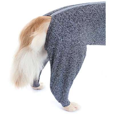 Protetor de Membros Posteriores Pet Med Dry Light Supreme Cinza para Cães
