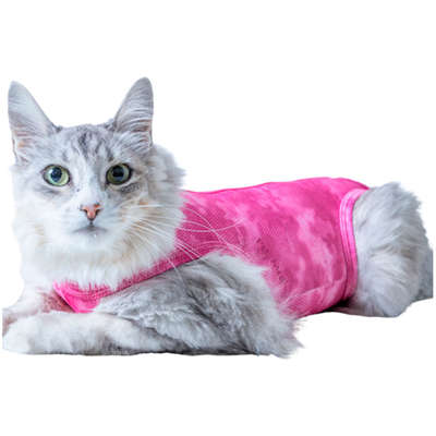 Roupa Pós Cirúrgica Pet Med Regular Dry Light Supreme Rosa para Gatos