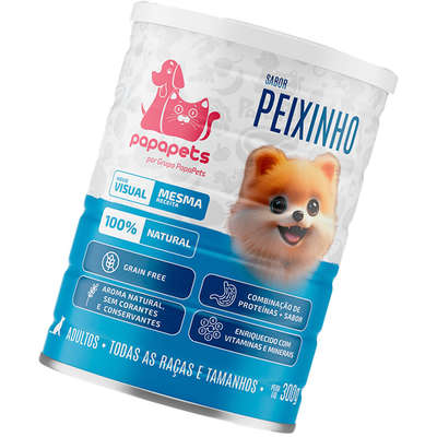 Ração Úmida Papapets Peixinho para Cães Adultos