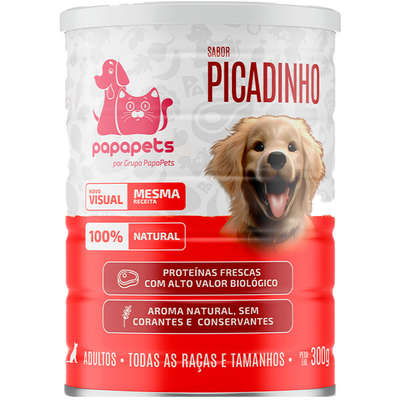 Ração Úmida Papapets Picadinho para Cães Adultos