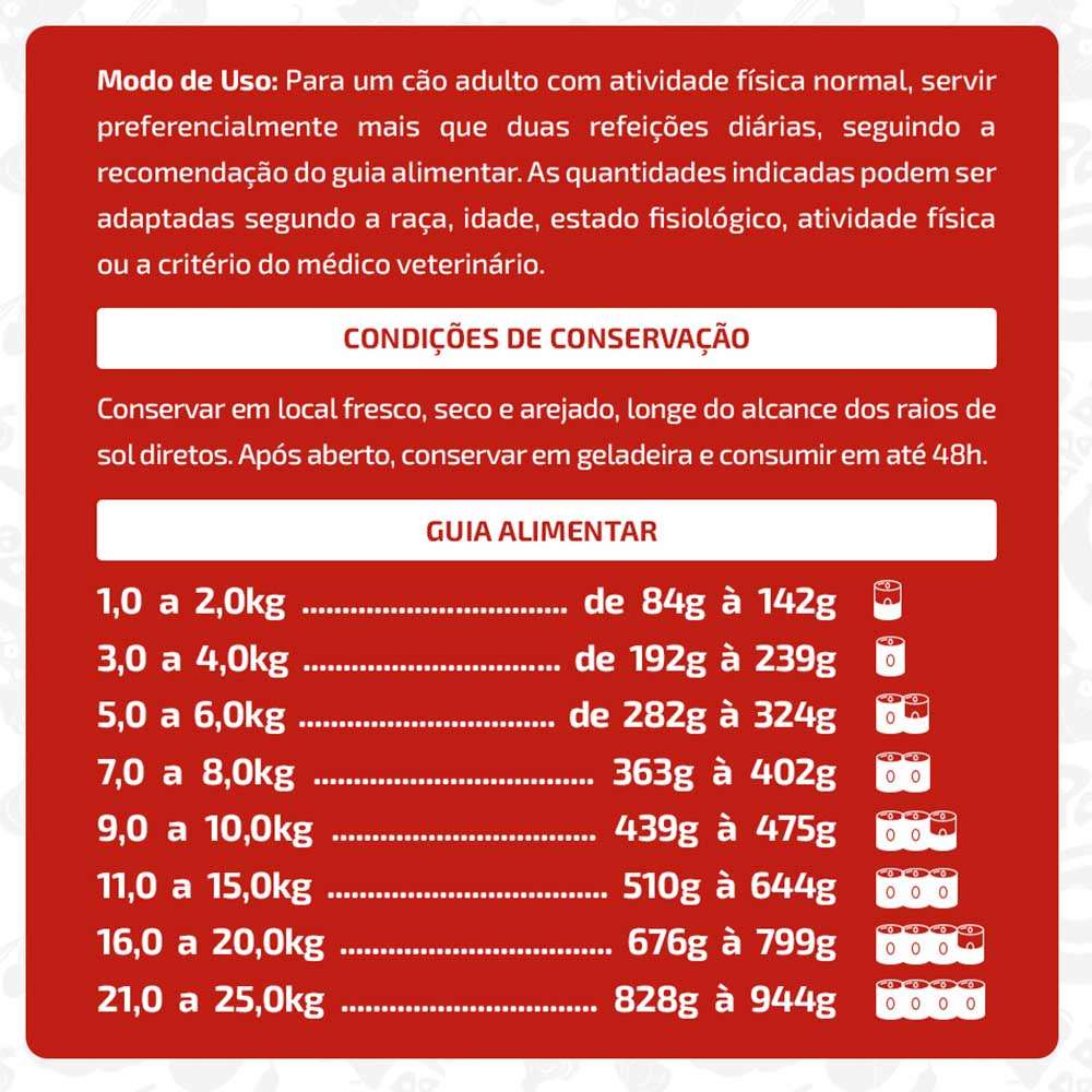 Ração Úmida Papapets Picadinho para Cães Adultos - 300 g