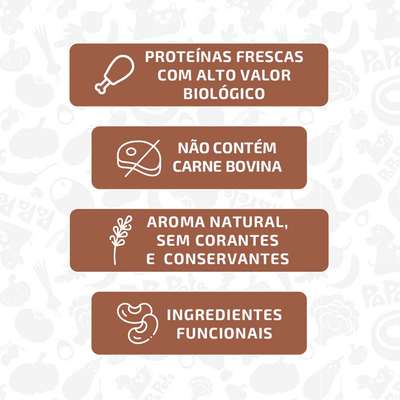 Ração Úmida Papapets Bistequinha para Cães Adultos