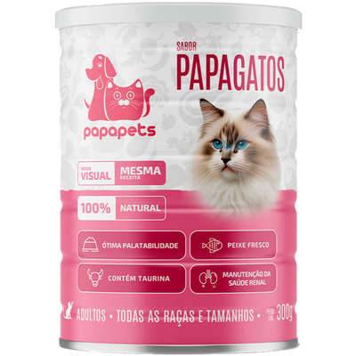 Ração Úmida Papapets Papagatos para Gatos Adultos