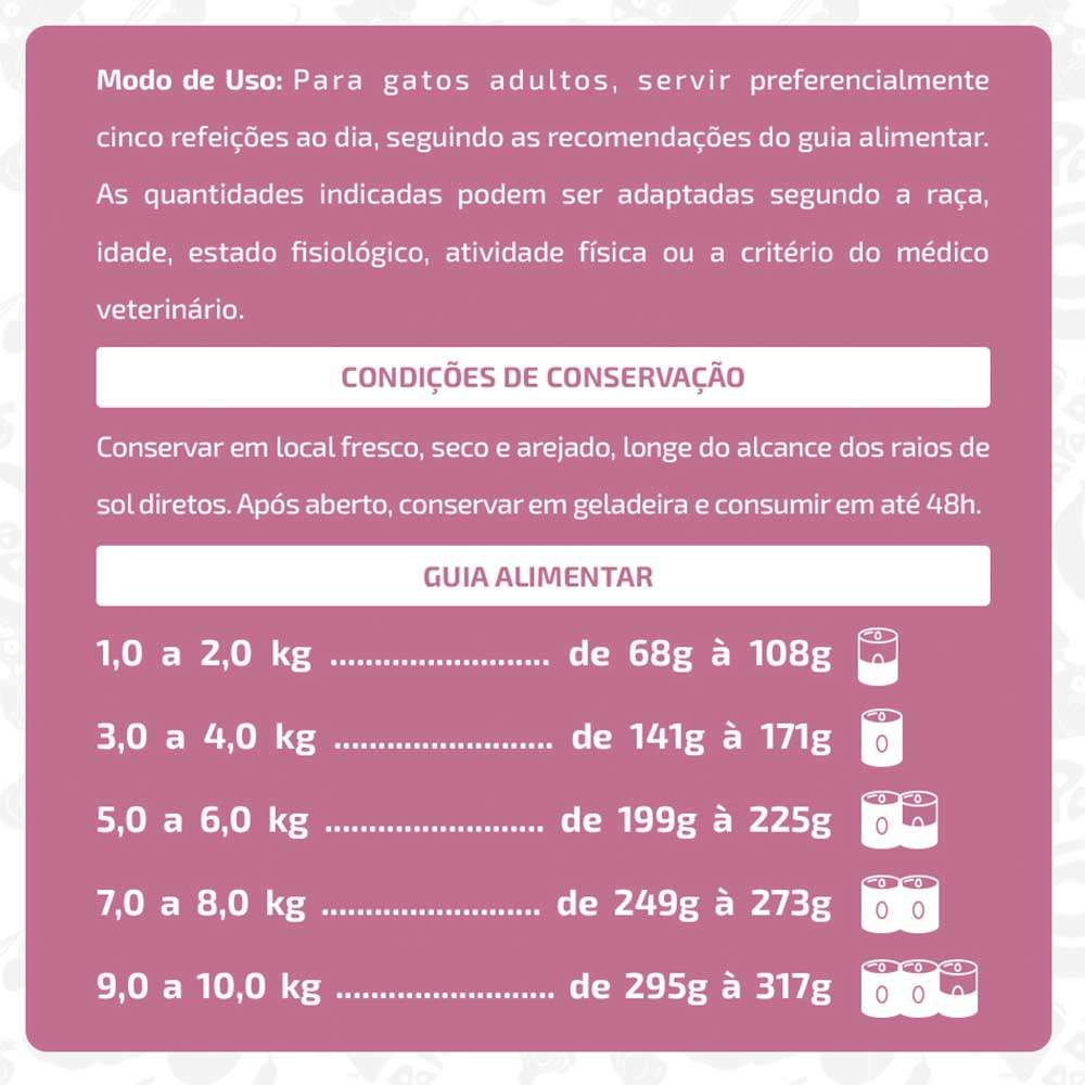 Ração Úmida Papapets Papagatos para Gatos Adultos - 300 g