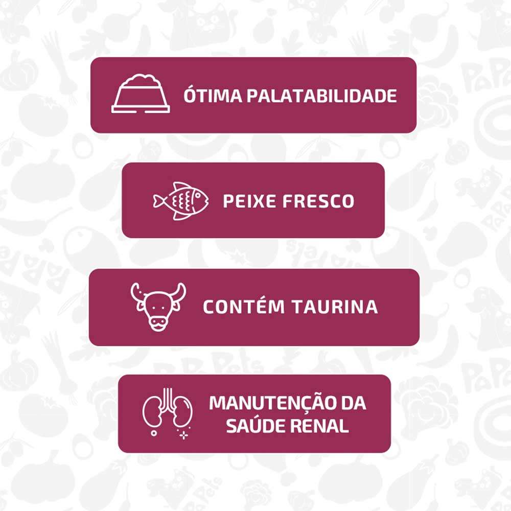 Ração Úmida Papapets Papagatos para Gatos Adultos - 300 g