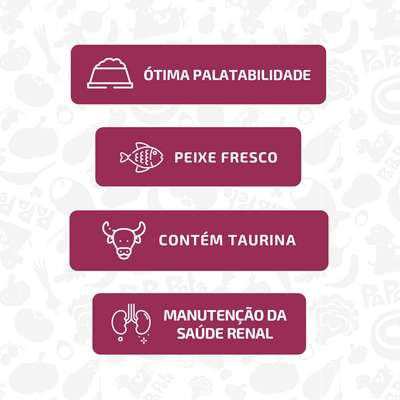 Ração Úmida Papapets Papagatos para Gatos Adultos