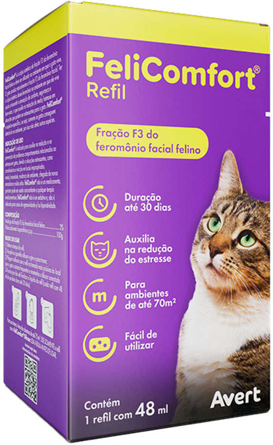 Refil Avert Felicomfort Redução do Estresse para Gatos - 48 mL