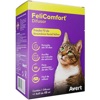 Difusor Avert Feliconfort Redução do Estresse para Gatos