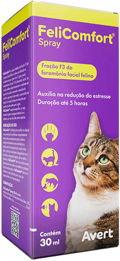 Spray Avert Felicomfort Redução do Estresse para Gatos - 30 mL