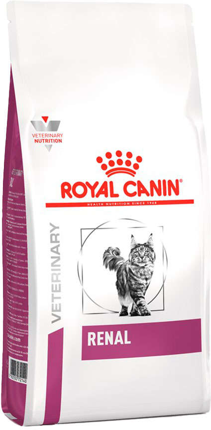 Ração Royal Canin Feline Veterinary Diet Renal para Gatos com Doenças Renais - 1,5Kg