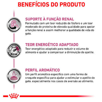 Ração Royal Canin Feline Veterinary Diet Renal para Gatos com Doenças Renais