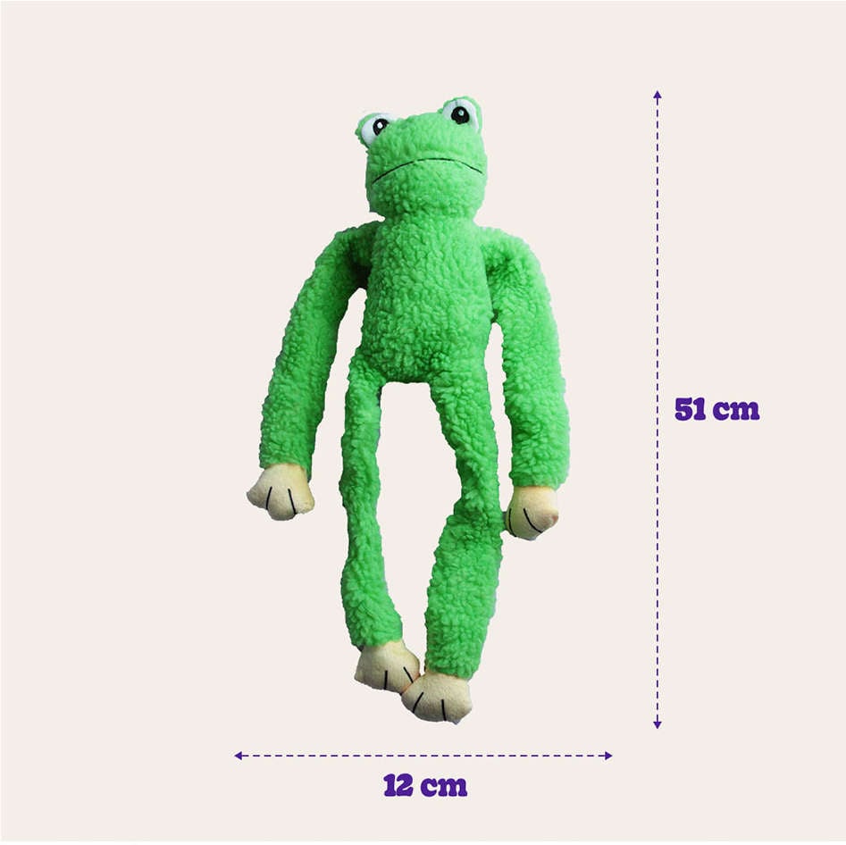 Brinquedo Chalesco Pelúcia Sapo para Cães - Tam. Único
