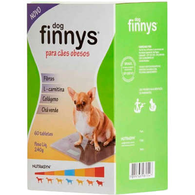Suplemento Nutrasyn Dog Finnys para Cães Obesos