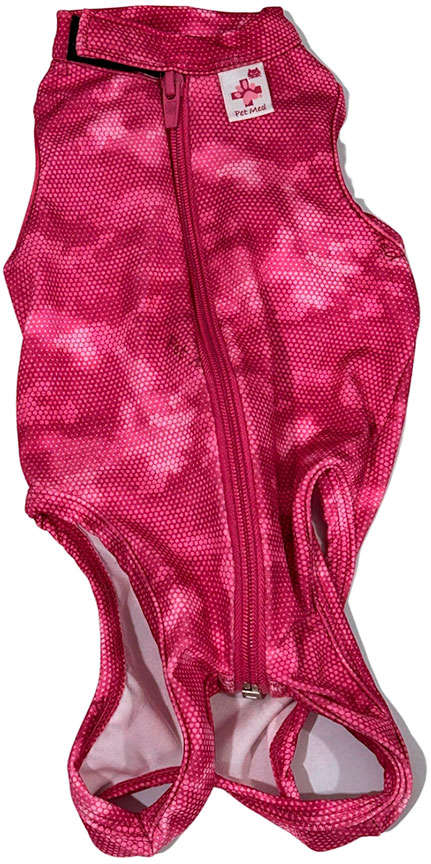 Roupa Pós Cirúrgica Pet Med Regular Dry Light Supreme Rosa para Gatos - Tam. 3
