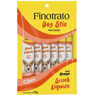 Petisco Finotrato Dog Stix para Cães Sabor Frango