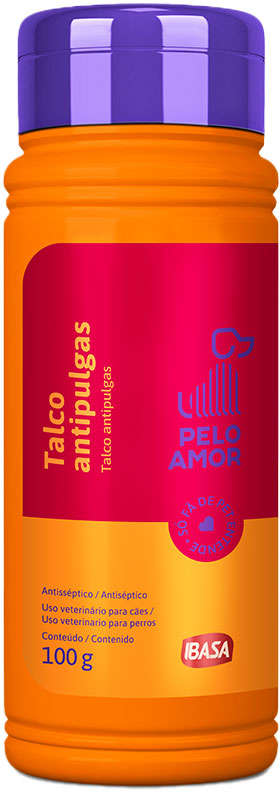 Talco Anti Pulgas Ibasa para Cães - 100 g
