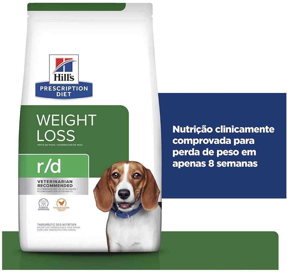 Ração Hills Canine Prescription Diet R/D Perda de Peso - 8Kg