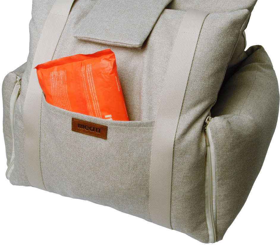 Bolsa de Transporte Maxi Conforto Meau Bege - Tam. P