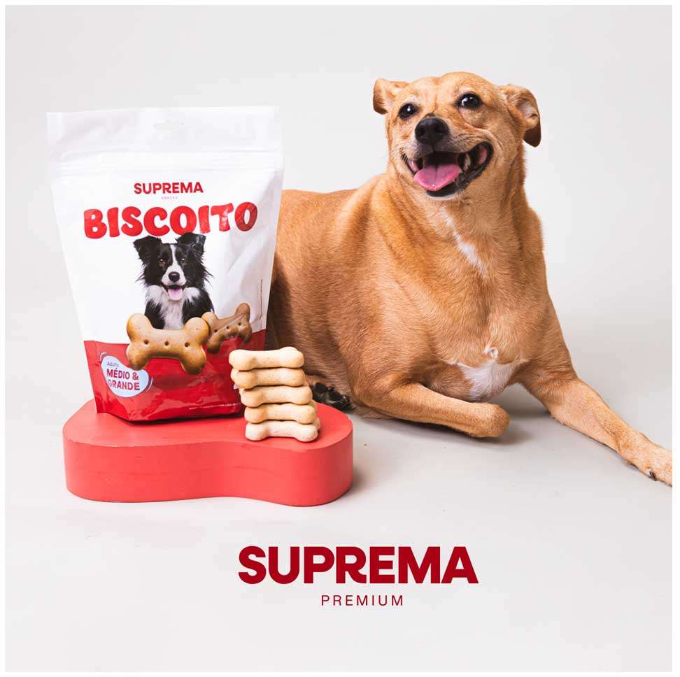 Biscoito Suprema para Cães Adultos Porte Médio e Grande - 400g