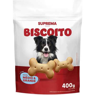 Biscoito Suprema para Cães Adultos Porte Médio e Grande