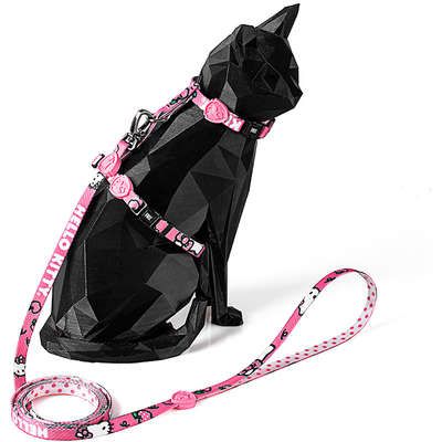 Peitoral com Guia Freefaro Hello Kitty para Cães