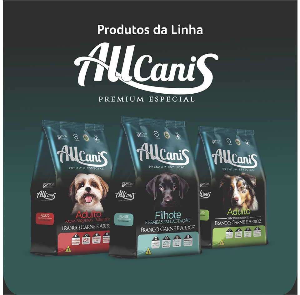 Ração Allcanis Premium Especial Adulto Raças Pequenas Frango, Carne e Arroz - 15Kg