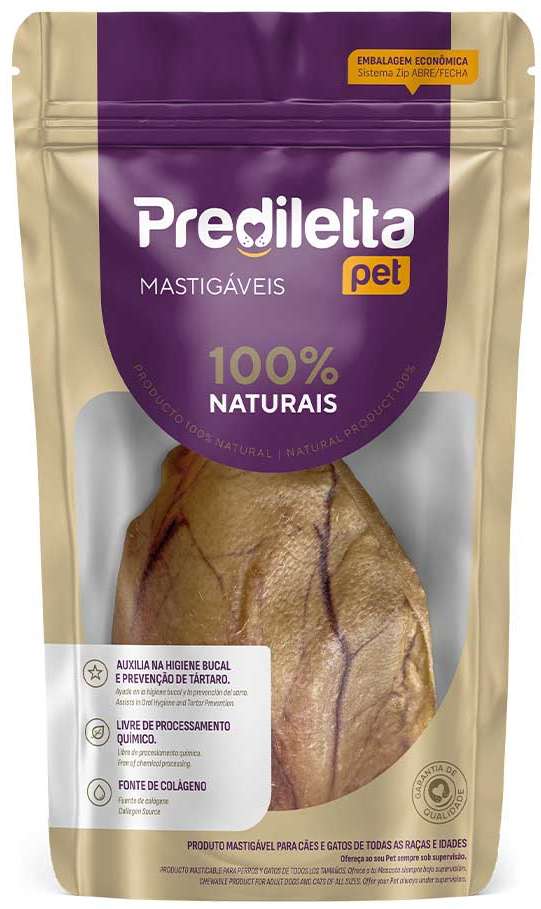 Petisco Prediletta Pet para Cães Orelha Suína - 1 Unidade
