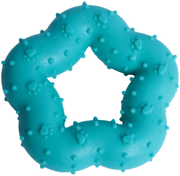 Brinquedo Kroco Mordedor Estrela Azul Claro para Cães - Tam. Único