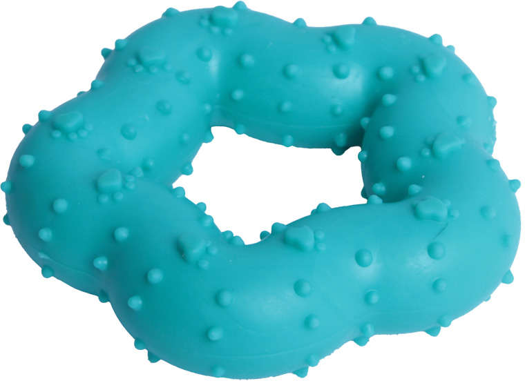 Brinquedo Kroco Mordedor Estrela Azul Claro para Cães - Tam. Único