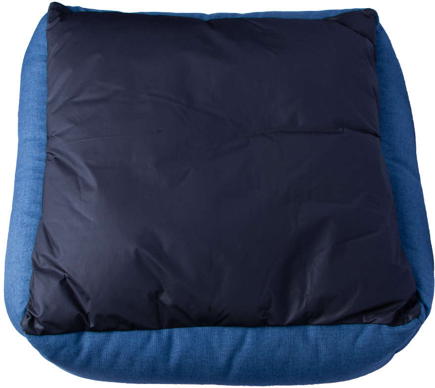 Cama Meau Quadrada Conforto Azul - Tam. P