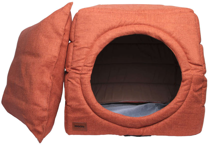 Cama Meau Toca Iglu Premium Terracota - Tam. P