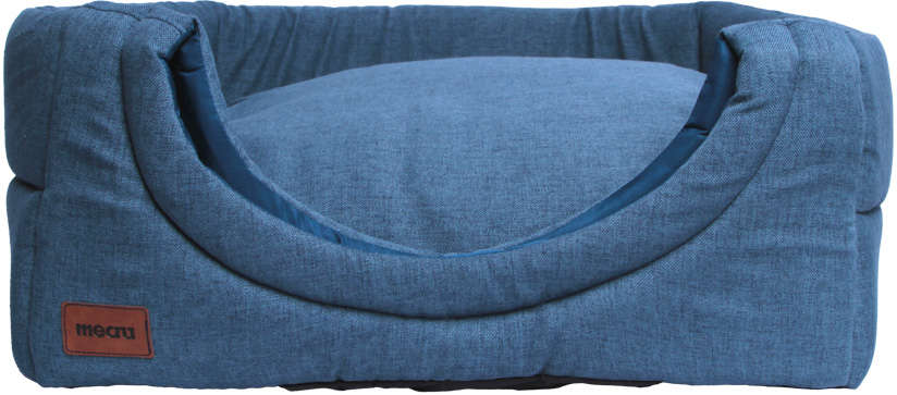 Cama Meau Toca Iglu Premium Azul - Tam. P