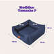 Cama Meau Quadrada Conforto Impermeável Azul Marinho