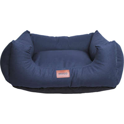 Cama Meau Quadrada Conforto Impermeável Azul Marinho