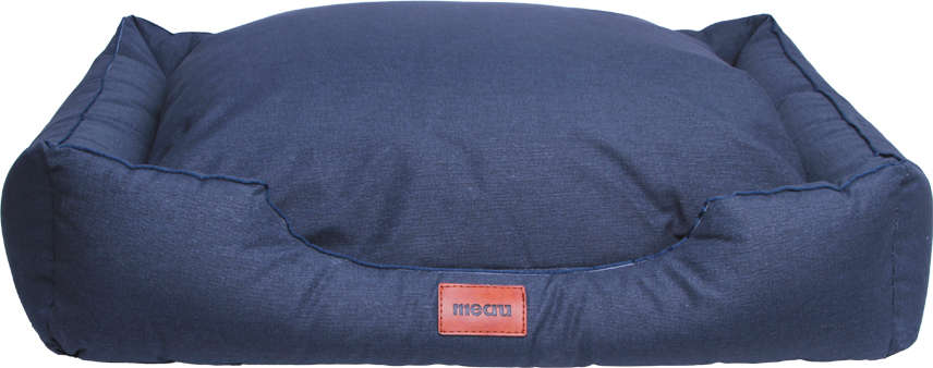 Cama Meau Retangular Impermeável Azul Marinho - Tam. P