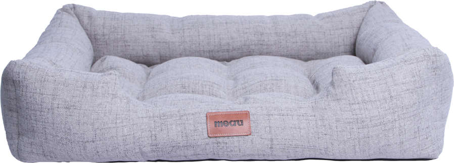 Cama Meau Retangular Impermeável Cinza - Tam. M