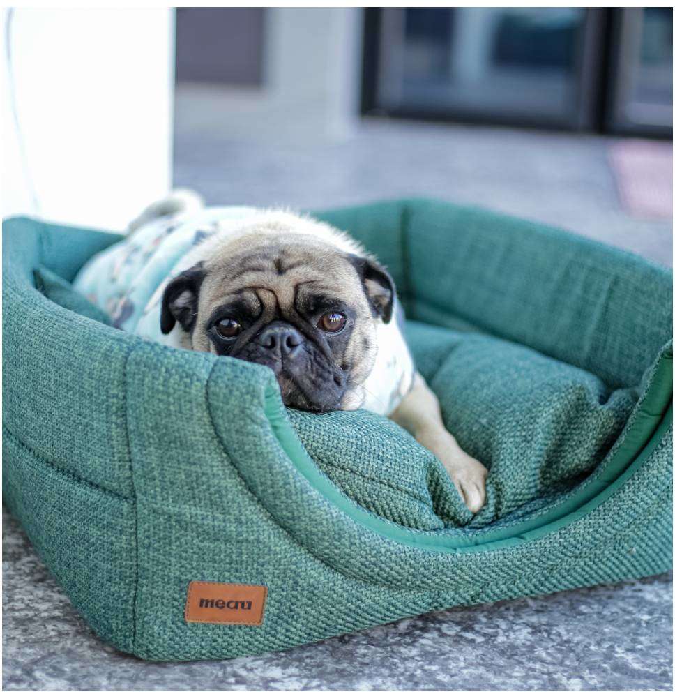 Cama Meau Toca Iglu Premium Verde Musgo - Tam. P