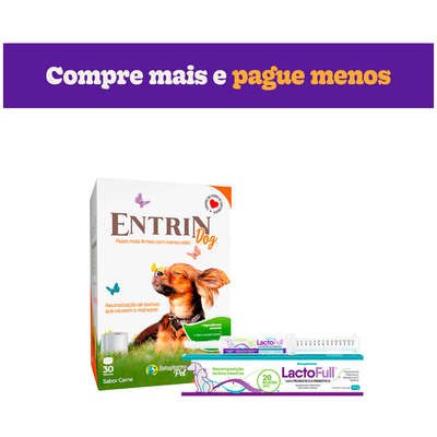Kit Suplemento Bothupharma Pet Entrin Dog e Pet Lacto Full Probiótico e Prebiótico - KIT
