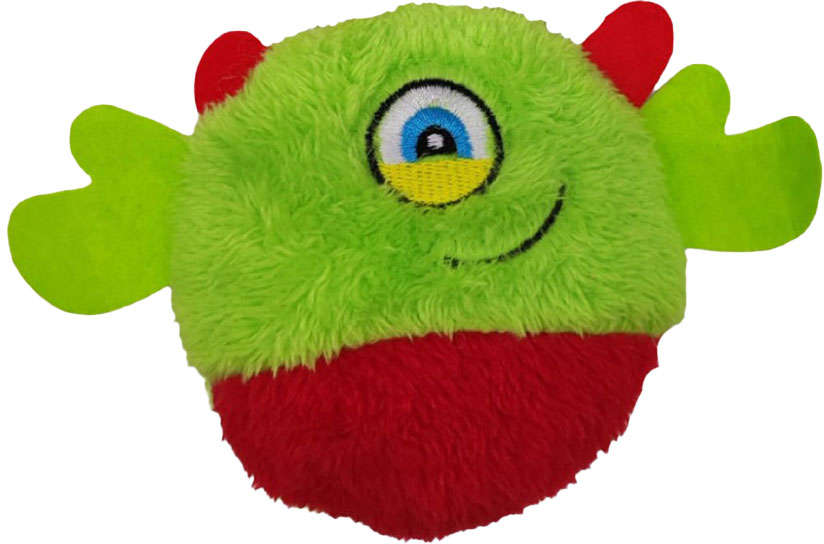 Brinquedo Pelúcia Kroco Monstrinho Verde para Cães - Tam. Único