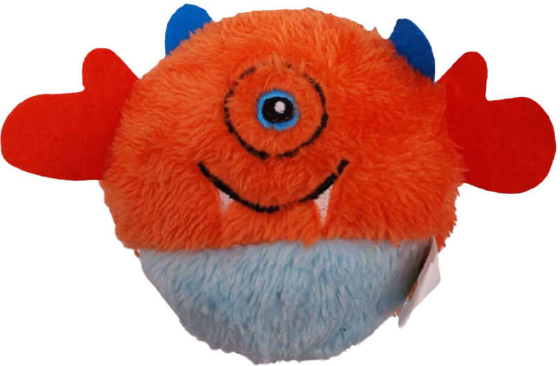 Brinquedo Pelúcia Kroco Monstrinho Laranja para Cães - Tam. Único
