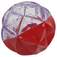 Bola Diamante Kroco Vermelha para Cães - Tam. Único